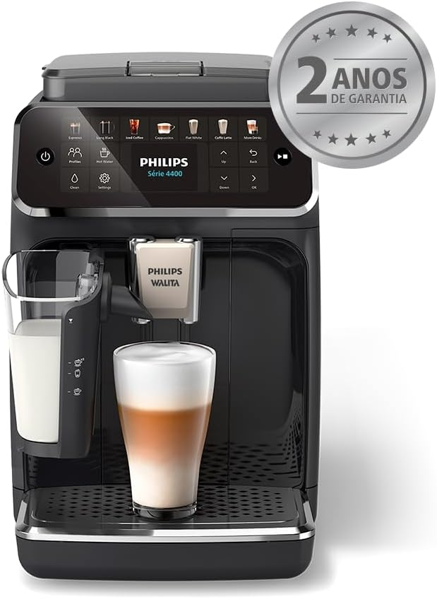 Maquina&#x20;Cafeteira&#x20;Philips&#x20;Walita&#x20;Expresso&#x20;Italiana&#x20;Super&#x20;Autom&#xE1;tica&#x20;4400&#x20;Serie&#x20;Latte&#x20;12&#x20;Bebidas&#x20;1