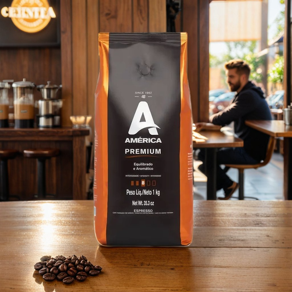 Caf&#xE9;&#x20;em&#x20;Gr&#xE3;os&#x20;Am&#xE9;rica&#x20;Premium&#x20;-1&#x20;KG&#x20;1
