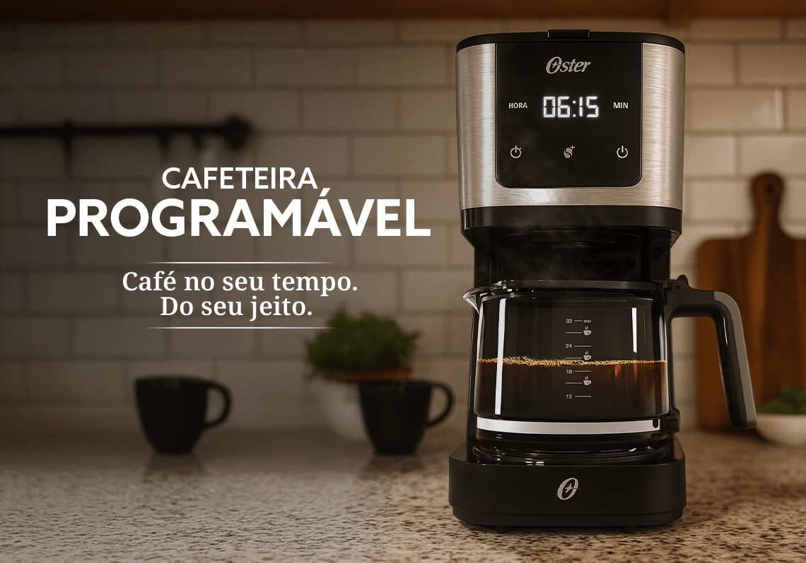 Composição Oster Programável café do seu jeito