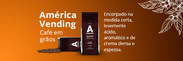 café em grãos américa vending
